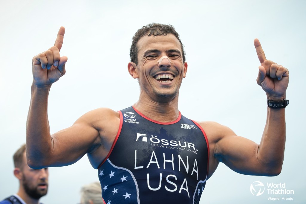 Mohamed Lahna - Finish line Paris Test event 2023